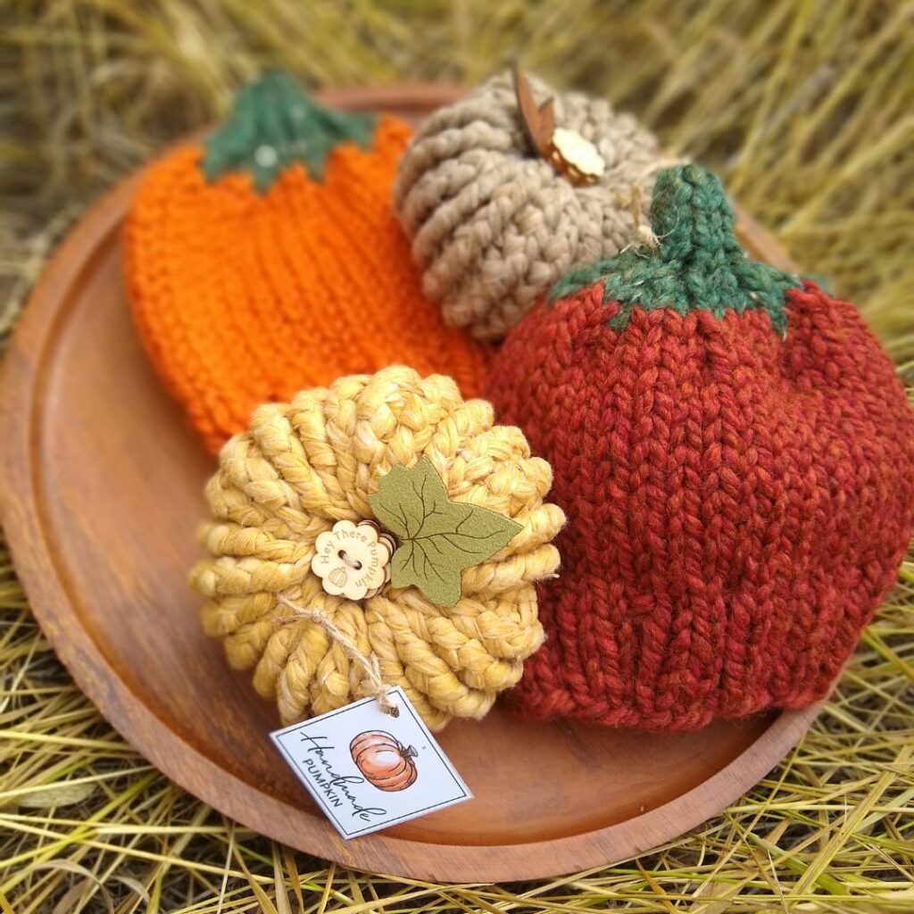 Fall decor by Yarn in Hand Creations